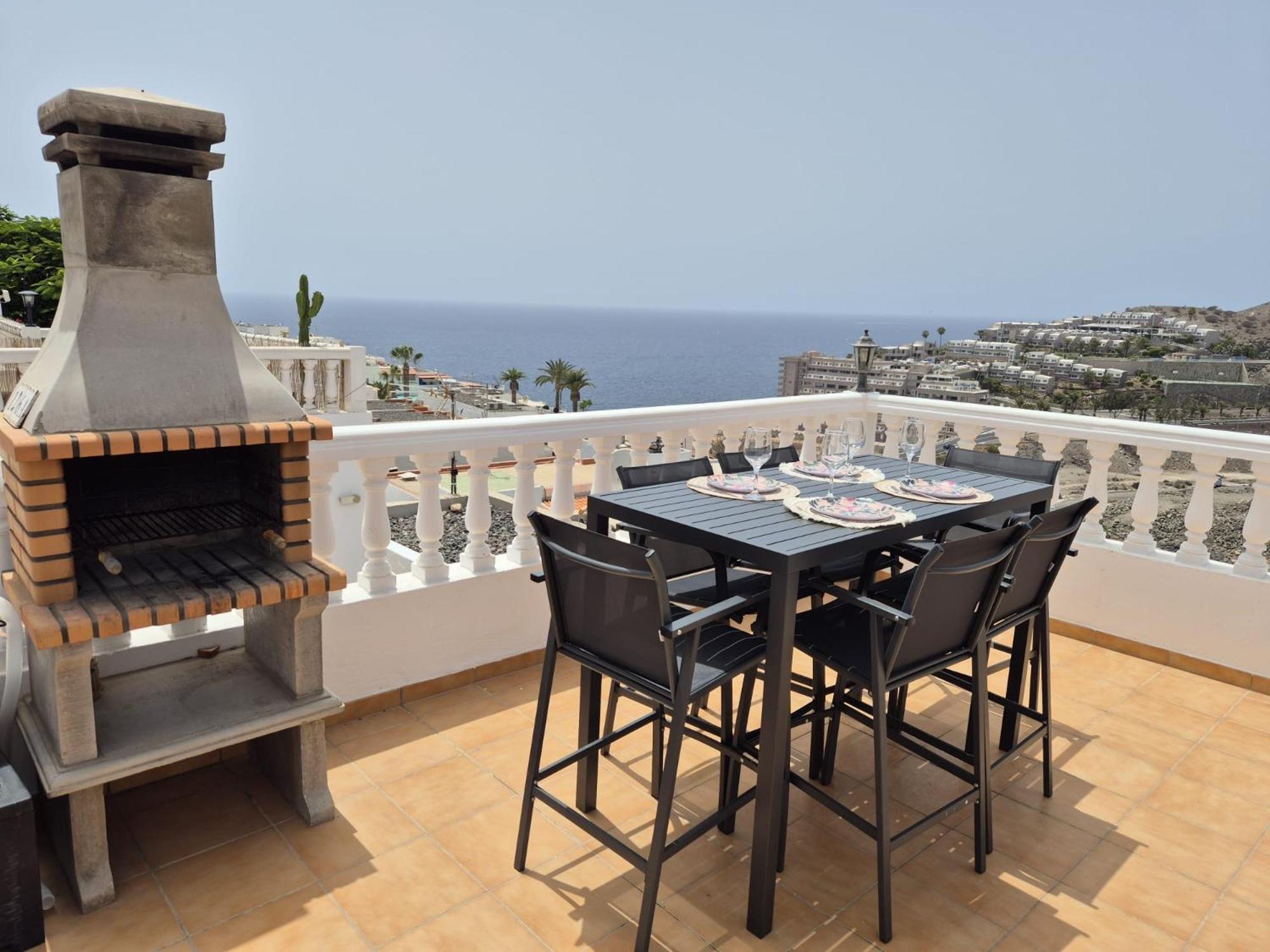 Ocean View Sunset Terrace - Near Anfi Del Mar Apartment Los Caideros Exterior foto